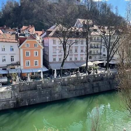 公寓 Old Town Theatre Staircase 卢布尔雅那