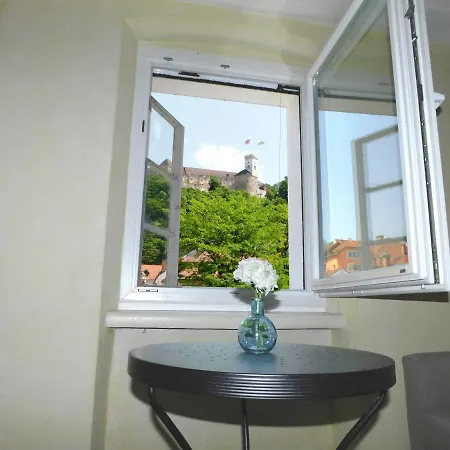 公寓 Old Town Theatre Staircase 卢布尔雅那